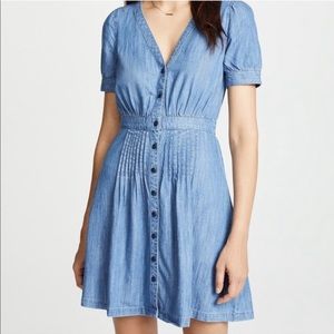 Madewell Daylily Denim Jean Chambray Dress 0 XS